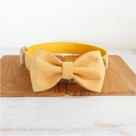 Nala pet dog collar traction rope (Option: Bow plus Collar-XS)