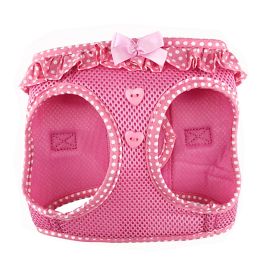 Pink Polka Dot Ruffle (Option: Medium)