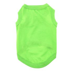 100% Cotton Dog Tanks - Green Flash (Option: Medium)