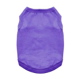 100% Cotton Dog Tanks - Ultra Violet (Option: X-Large)
