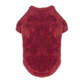 Soft Plush Pullover Burgundy (Option: Large)
